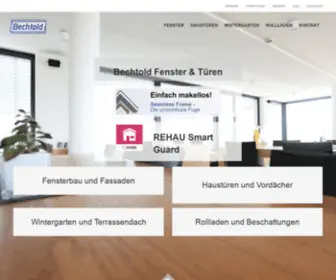 Bechtoldfenster.de(Fensterbau, Haustüren, Wintergarten & Rollladen) Screenshot