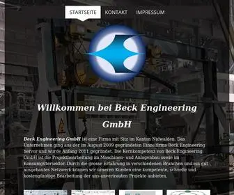 Beck-Engineering.ch(Beck Engineering) Screenshot