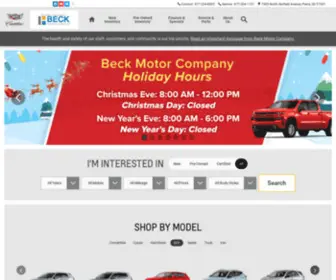 Beck-Motors.com(Beck Motor Company) Screenshot