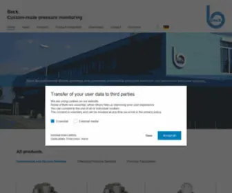 Beck-Sensors.de(Beck Sensortechnik GmbH) Screenshot