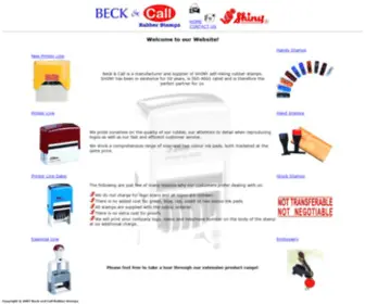 Beckcall.co.za(Beck & Call) Screenshot