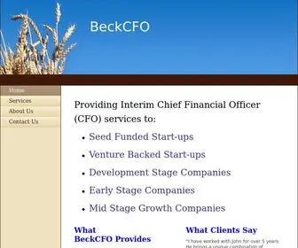 BeckcFo.com(BeckCFO) Screenshot