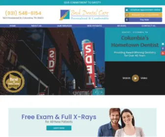 Beckdentalcare.com(Dentist Columbia) Screenshot