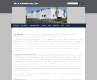 Beckengineering.com(Beck Engineering) Screenshot