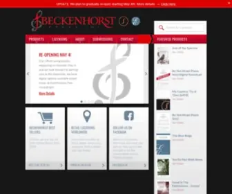 Beckenhorstpress.com(Beckenhorst Press) Screenshot