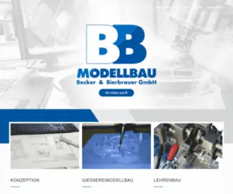 Becker-Bierbrauer.de(Modellbau, CAD, CNC) Screenshot