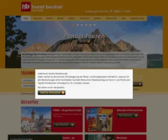 Becker-Touristik.de(Horst becker touristik) Screenshot