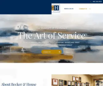 Beckerandhouse.com(Becker & House) Screenshot