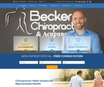 Beckerchiro.com(Chiropractor West Omaha) Screenshot