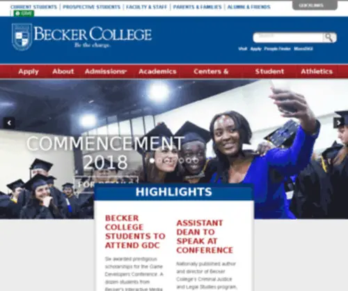 Beckercollege.edu(Beckercollege) Screenshot