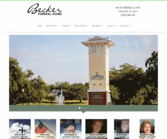 Beckerfamilyfuneral.com(Beckerfamilyfuneral) Screenshot