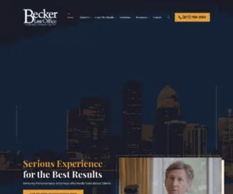 Beckerlaw.com(Kentucky Personal Injury Lawyer) Screenshot