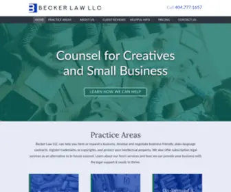 Beckerlawllc.com(Becker Law LLC) Screenshot