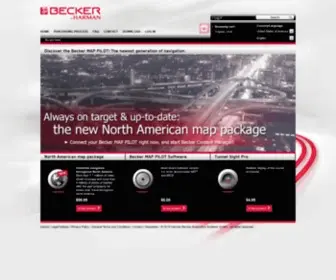 Beckermappilot.com(Harman Becker Shop) Screenshot