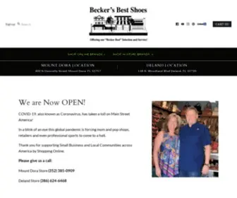 Beckersbestshoes.com(Becker's Best Shoes) Screenshot