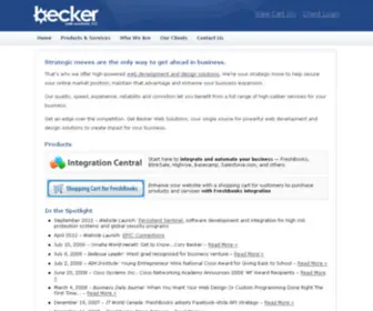 Beckerwebsolutions.com(Omaha Web Design) Screenshot