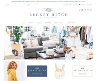 Beckethitch.com(Becket Hitch Home Goods and Gifts) Screenshot