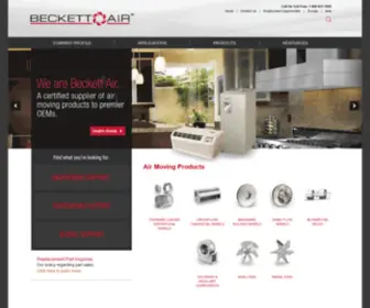 Beckettair.com(Beckett Air) Screenshot