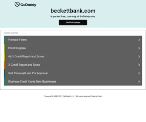 Beckettbank.com(Beckettbank) Screenshot