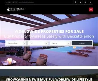 Becketthanlon.com(Property for Sale in Spain) Screenshot