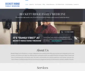 Beckettridgefamilymedicine.com(Beckett Ridge Family Medicine) Screenshot