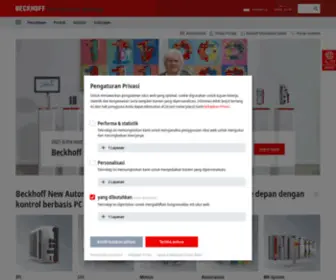 Beckhoff.co.id(Beckhoff New Automation Technology) Screenshot