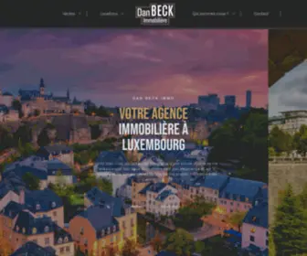 Beckimmo.lu(Dan Beck Immobilière) Screenshot