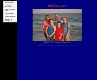 Becking.com(Becking) Screenshot