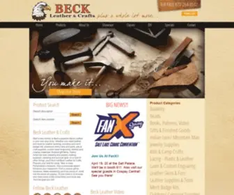 Beckleather.com(Beck Leather) Screenshot