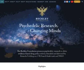 Beckleyfoundation.org(Psychedelic Research & Drug Policy) Screenshot