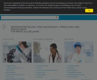 Beckman.de(Life Science Produkte und Applikationen von Beckman Coulter) Screenshot