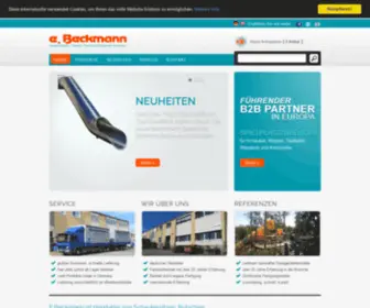 Beckmann-Cashagen.de(Hersteller für Spielplatzgeräte) Screenshot