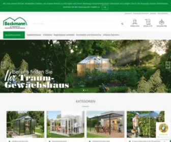 Beckmann-KG.de(Ihr Spezialist fÃ¼r GewÃ¤chshaus und Gartenartikel) Screenshot