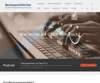 Beckmann-Partner.de(Beckmann und Partner) Screenshot
