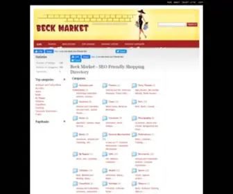 Beckmarket.com(Free shopping directories) Screenshot