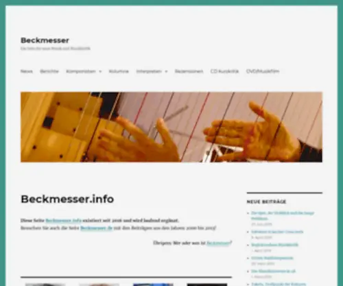 Beckmesser.info(Beckmesser info) Screenshot