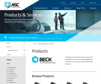 Beckmfg.com(ASC Engineered Solutions) Screenshot