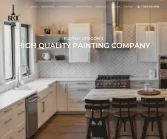 Beckpainting.com(Eugene Oregon Residential & Commercial Painting Contractors) Screenshot