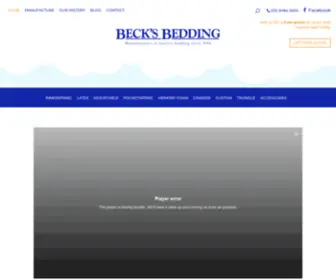 Becksbedding.com.au(Beck's Bedding) Screenshot