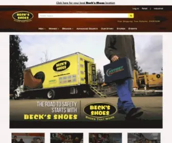 Beckshoes.com(Beck's Shoes) Screenshot