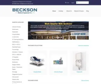 Becksonmedical.com(Beckson Medical) Screenshot