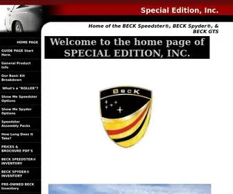 Beckspeedster.com(Beck Speedster) Screenshot