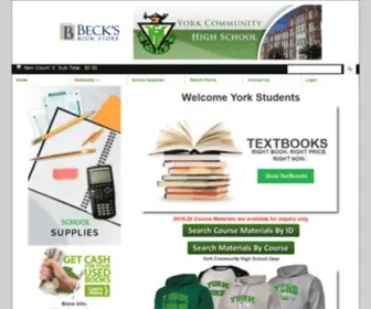 Beckstextbooks.com(Chicagoland's source for used and discounted college) Screenshot