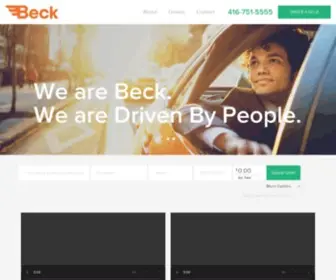 Becktaxi.com(Beck Taxi) Screenshot