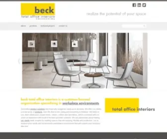 Becktoi.com(Beck Total Office Interior) Screenshot