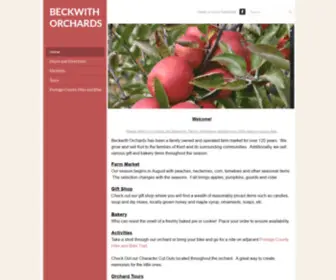 Beckwithorchards.com(Beckwith Orchards) Screenshot