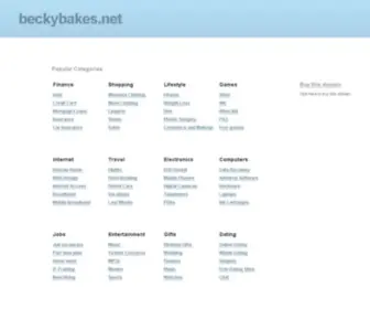 Beckybakes.net(Becky Bakes) Screenshot