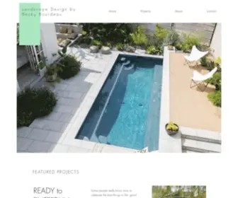 Beckybourdeaudesign.com(Landscape Design by Becky Bourdeau Los Angeles) Screenshot