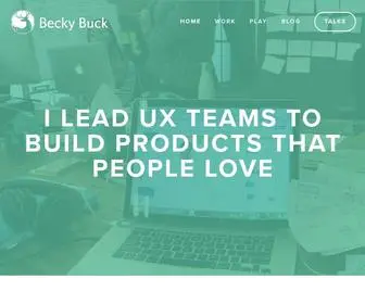 Beckybuckux.com(Becky Buck) Screenshot