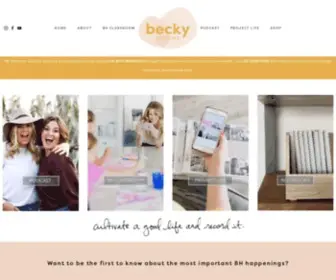 Beckyhiggins.com(Becky Higgins) Screenshot